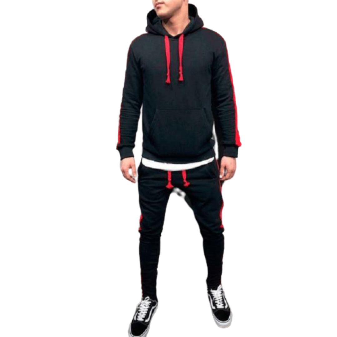 Hot Fashion Men Running Set 2Pcs Breathable Sport Suits