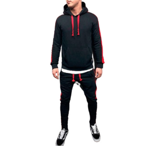 Hot Fashion Men Running Set 2Pcs Breathable Sport Suits