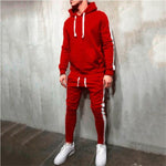 Hot Fashion Men Running Set 2Pcs Breathable Sport Suits