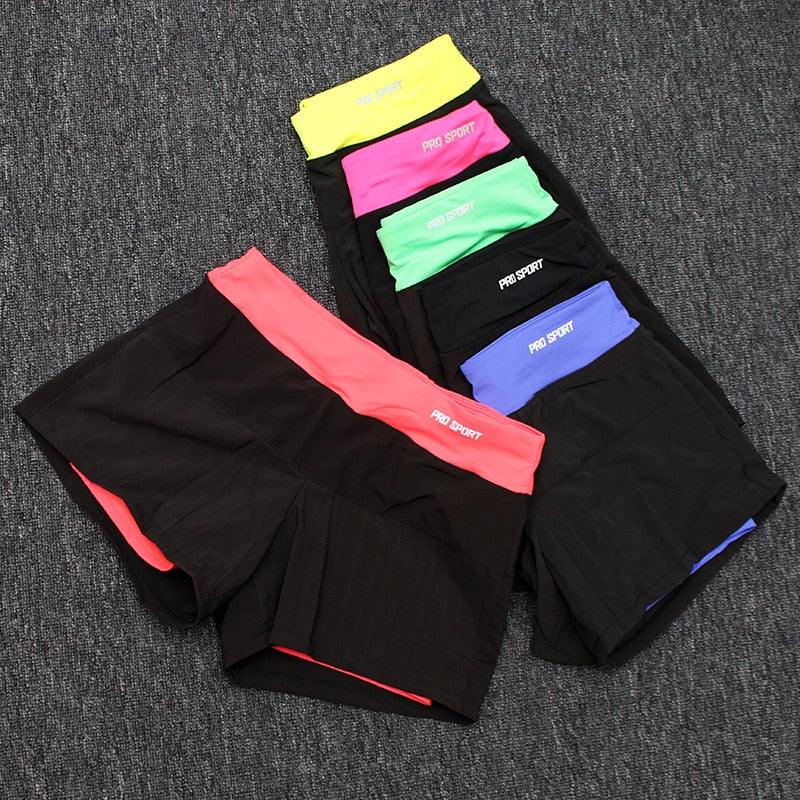 Women's Quick Drying Double Layer Sport Shorts