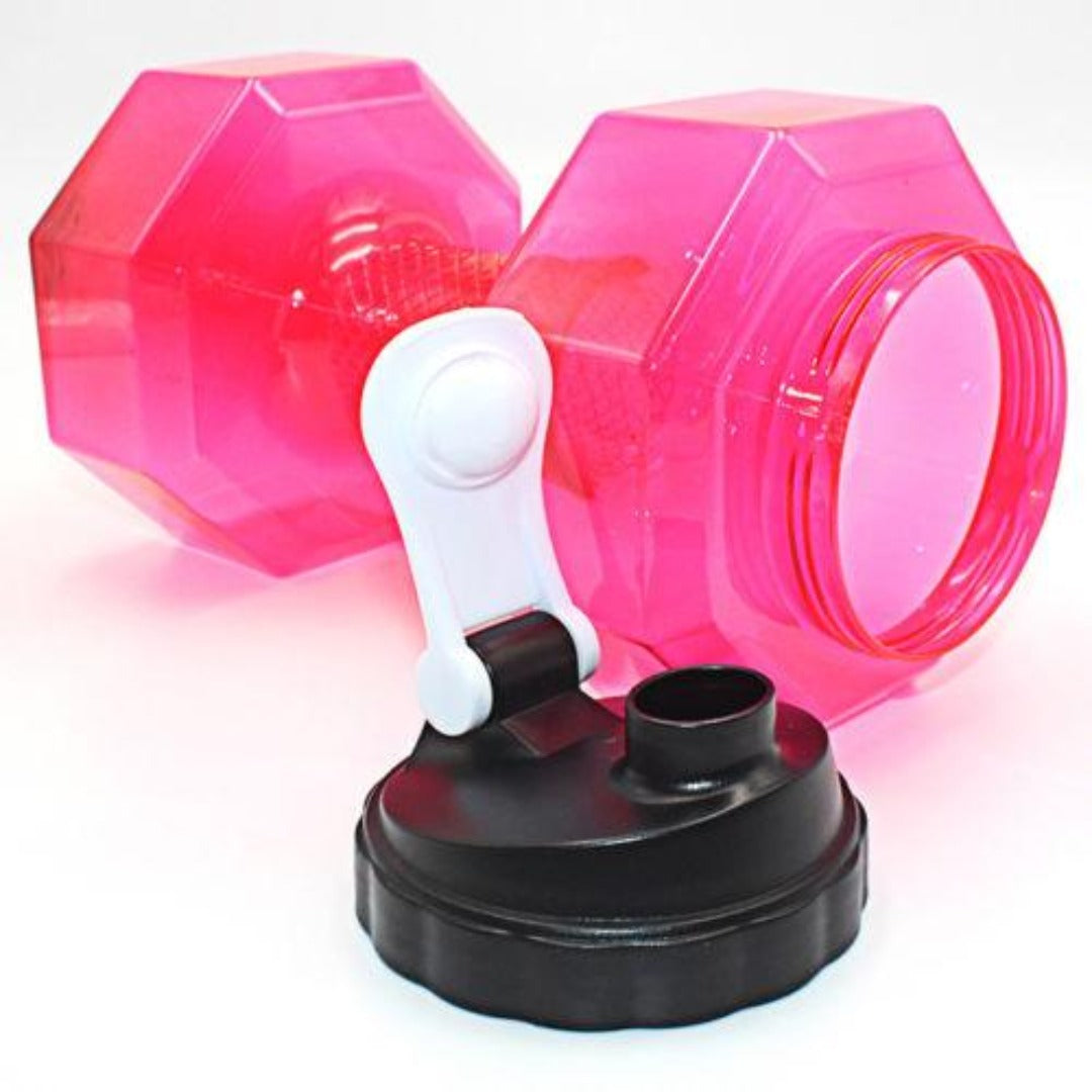 Large Water Bottle 2.2L PETG Dumbbell Shaped