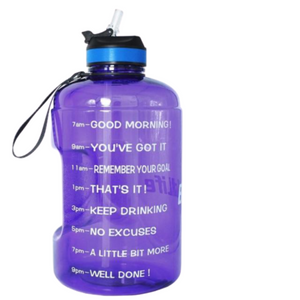 Gallon Water Bottle with Straw