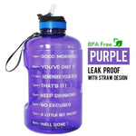 Gallon Water Bottle with Straw