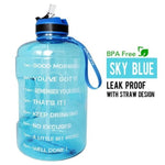 Gallon Water Bottle with Straw