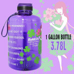 Gallon Water Bottle with Straw