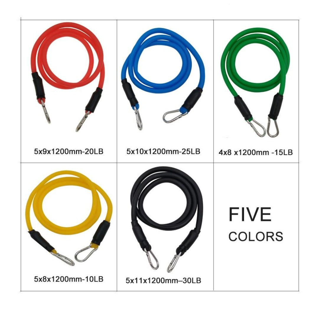 11pcs/set Fitness Resistance Bands