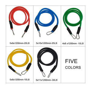 11pcs/set Fitness Resistance Bands