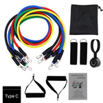 11pcs/set Fitness Resistance Bands